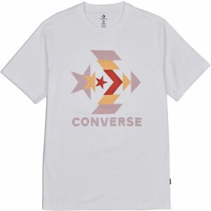 Converse ZOOMED IN GRAPPHIC TEE biela XL - Pánske tričko