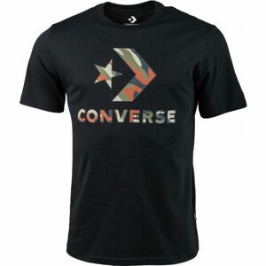 Converse CAMO FILL GRAPPHIC TEE čierna M - Pánske tričko
