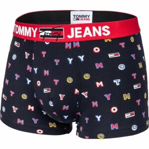 Tommy Hilfiger TRUNK PRINT Pánske boxerky, tmavo modrá, veľkosť L