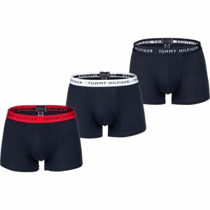 Tommy Hilfiger 3P TRUNK WB tmavo modrá L - Pánske boxerky