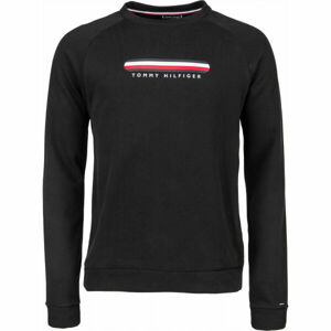 Tommy Hilfiger TRACK TOP Pánske tričko s dlhým rukávom, čierna, veľkosť M