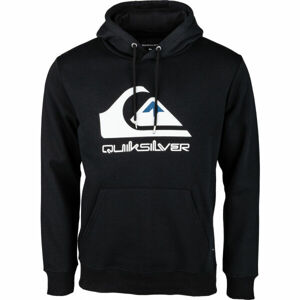 Quiksilver BIG LOGO HOOD Pánska mikina, čierna, veľkosť L