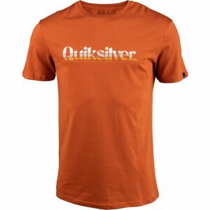 Quiksilver PRIMARY COLOURS SS oranžová M - Pánske tričko