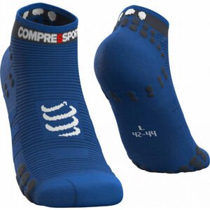 Compressport RACE V3.0 RUN LO modrá T1 - Bežecké ponožky