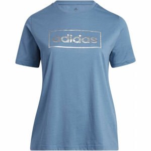 adidas FL BX G T IN Dámske športové tričko plus size, modrá, veľkosť 2x