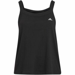 adidas YOGA TANK INC Dámske športové tričko v plus size, čierna, veľkosť 3x