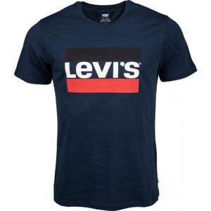 Levi's SPORTSWEAR LOGO GRAPHIC Pánske tričko, tmavo modrá, veľkosť S