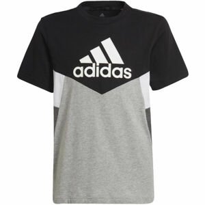 adidas CB T ESS Chlapčenské tričko, čierna, veľkosť 128