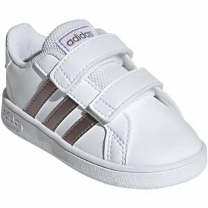 adidas GRAND COURT I Detská voľnočasová obuv, biela, veľkosť 20