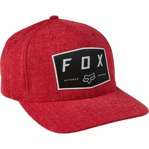 Fox BADGE FLEXFIT červená L-XL - Šiltovka