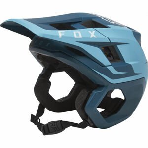Fox DROPFRAME PRO SIDESWIPE Cyklistická prilba, modrá, veľkosť (56 - 58)