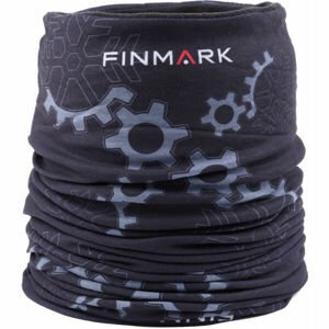 Finmark FSW-109 Multifunkčná šatka, čierna,tmavo sivá, veľkosť