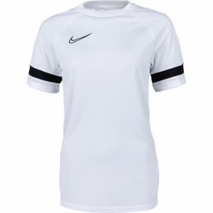 Nike DRI-FIT ACADEMY Pánske futbalové tričko, biela, veľkosť M