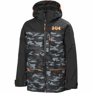 Helly Hansen JR TORNADO JACKET čierna 16 - Chlapčenská  lyžiarska bunda