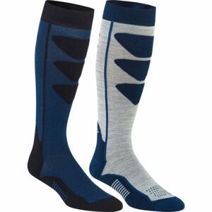 Bula 2PK ALPINE SKI SOCK modrá L - Pánske lyžiarske ponožky