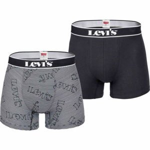 Levi's MEN BACK IN SESSION TRUNK 3P čierna XL - Pánske boxerky