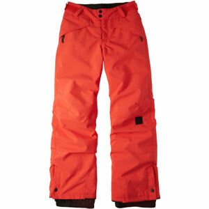 O'Neill ANVIL PANTS červená 140 - Chlapčenské snowboardové/lyžiarske nohavice