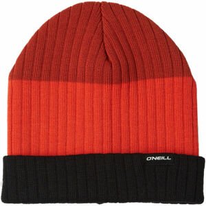 O'Neill BLOCKSTRIPE BEANIE Pánska zimná čiapka, červená, veľkosť UNI