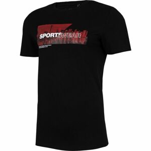 4F MEN'S T-SHIRT Pánske tričko, čierna, veľkosť L