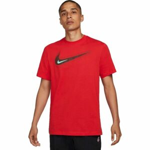 Nike SPORTSWEAR červená M - Pánske tričko