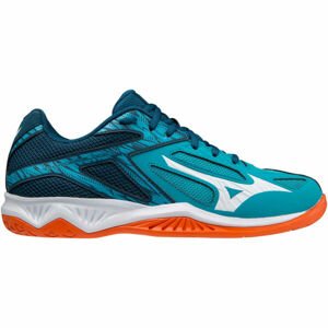 Mizuno THUNDER BLADE 3 svetlomodrá 11 - Pánska halová obuv