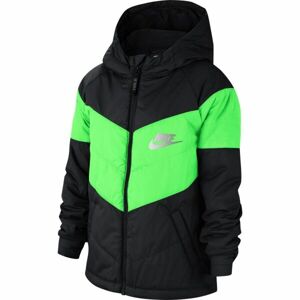 Nike NSW SYNTHETIC FILL JACKET U Detská zateplená bunda, čierna, veľkosť M