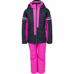 CMP KID G SET JACKET PANT Dievčenský lyžiarsky komplet, čierna, veľkosť 128