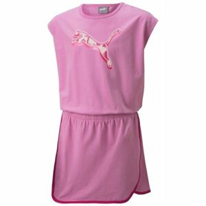 Puma ALPHA DRESS G Dievčenské šaty, ružová, veľkosť 116