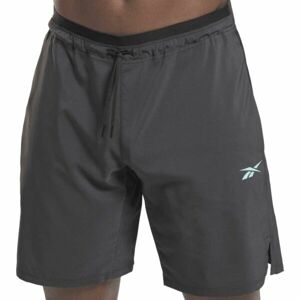 Reebok WOR STREGHT SHORT Pánske športové šortky, tmavo sivá, veľkosť M