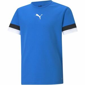 Puma TEAMRISE JERSEY JR Detské tričko, modrá, veľkosť