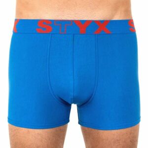 Styx MEN'S BOXERS SPORTS RUBBER modrá M - Pánske boxerky