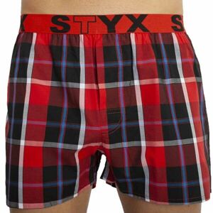 Styx MEN'S BOXERS SHORTS SPORTS RUBBER červená XL - Pánske trenky
