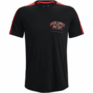 Under Armour ATHLETIC DEP T POCKET TEE Pánske tričko s krátkym rukávom, čierna, veľkosť XL