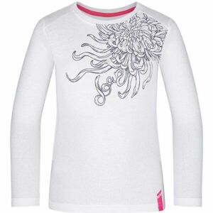Loap BIZEL Dievčenské tričko, biela, veľkosť 122-128