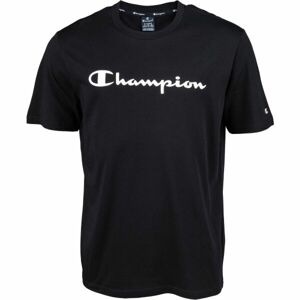 Champion CREWNECK T-SHIRT Pánske tričko, čierna, veľkosť M