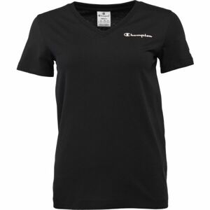Champion V-NECK T-SHIRT Dámske tričko, čierna, veľkosť L