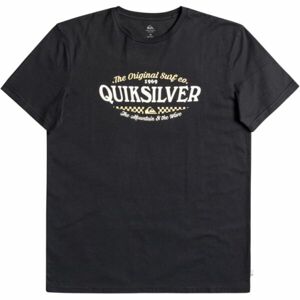 Quiksilver CHECKONIT M TEES čierna S - Pánske tričko