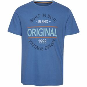 BLEND T-SHIRT S/S Pánske tričko, modrá, veľkosť L