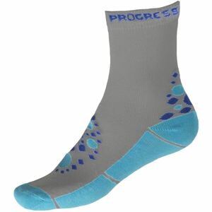 Progress KIDS SUMMER SOX Detské funkčné ponožky, sivá, veľkosť 30-34