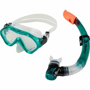 AQUATIC MARLIN SET Juniorský potápačský set, zelená, veľkosť os
