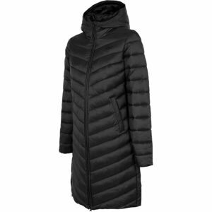 4F DOWN JACKET Dámsky kabát, čierna, veľkosť XL