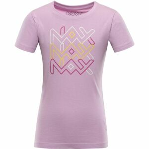 NAX VILLAGO Detské bavlnené tričko, ružová, veľkosť 140-146