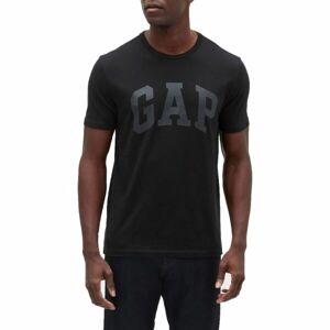 GAP V-BASIC LOGO T Pánske tričko, čierna, veľkosť