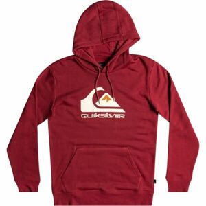 Quiksilver BIG LOGO HOOD Pánska mikina, vínová, veľkosť XXL