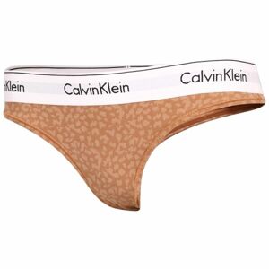 Calvin Klein THONG Dámske tangá, oranžová, veľkosť M