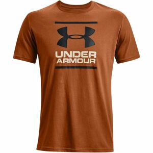 Under Armour GL FOUNDATION SS T Pánske tričko, hnedá, veľkosť S