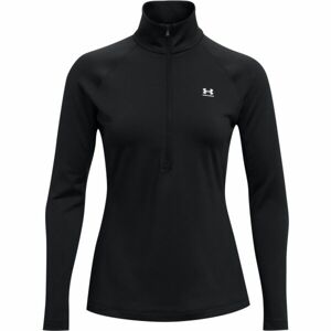 Under Armour AUTHENTICS CG 1/2 ZIP Dámske tričko s dlhým rukávom, čierna, veľkosť