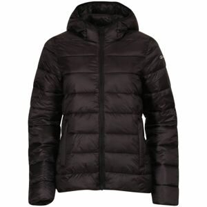 Champion HOODED POLYFILLED JACKET Dámska bunda, čierna, veľkosť