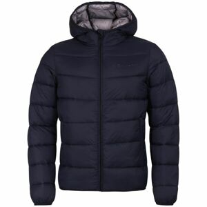 Champion PLAIN WOVEN NYLON HOODED JACKET  Pánska zimná bunda, tmavo modrá, veľkosť