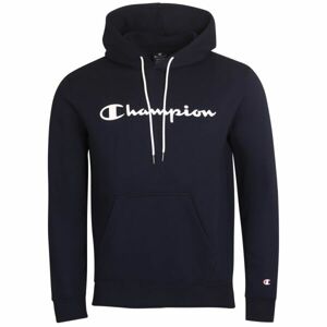 Champion FALL POLY FLEECE HOODED SWEATSHIRT Pánska mikina, tmavo modrá, veľkosť XXL